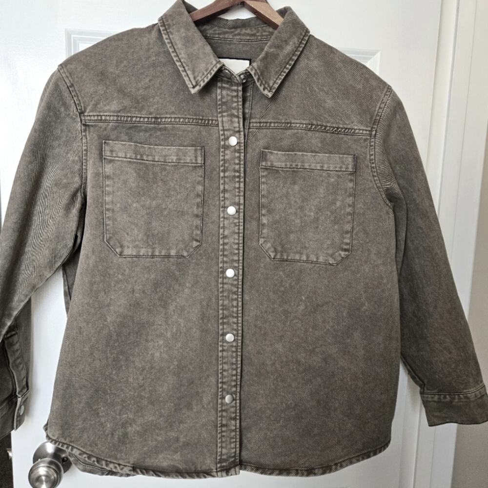 NEVER WORN Bagatelle Women's Button Up Oversized  Olive Green Jacket Size L